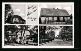 AK Leitersdorf /Kr. Grossen A. O., Kolonialwaren- U. Fahrradhandlung Schiller, Schloss, Dorfstrasse  - Sonstige & Ohne Zuordnung