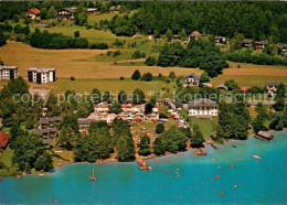 73661935 Velden Woerthersee Restaurant Camping Strandbad Fliegeraufnahme Velden  - Sonstige & Ohne Zuordnung