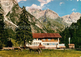 73661816 Oberstdorf Berggasthof Oytalhaus Mit Schneck Himmelhorn Und Grossem Wil - Oberstdorf