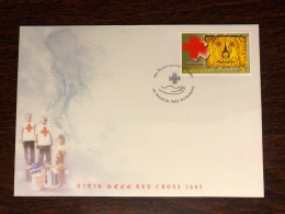 THAILAND FDC COVER 2005 YEAR RED CROSS HEALTH MEDICINE STAMPS - Thaïlande