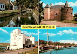 73661763 Medemblik Partie Am Kanal Hafen Schloss Medemblik - Autres & Non Classés