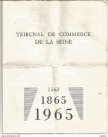 F1 Cpa / Programme 1965 Tribunal De Commerce Trompe Chasse ORGUES Haute Couture Petits Chanteurs Croix De Bois - Programma's