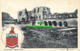 R566169 Cloisters. Furness Abbey. Reliable Series. W. R. And S. Semper Sursum. 1 - Mondo