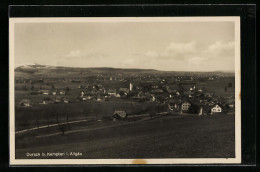 AK Durach Bei Kempten /Allg., Ortsansicht Mit Landstrasse Aus Der Vogelschau  - Kempten