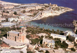 73661401 Malta Aerial View Of St Georges Bay Malta - Malta