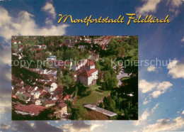 73661348 Feldkirch Vorarlberg Fliegeraufnahme Mit Schattenburg Feldkirch Vorarlb - Autres & Non Classés