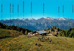 73661207 Schenna Meran Alm Schutzhuette Hinteregg Tall-Hirzergebiet Alpenpanoram - Other & Unclassified
