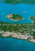 73661176 Mljet Veliko Jezero Fliegeraufnahme Mljet - Croatie