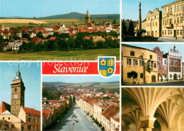 73661132 Slavonice Zlabings Ortsansicht Mit Kirche Brunnen Innenstadt Bauwerk Sl - Tchéquie