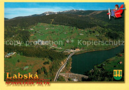 73661124 Spindleruv Mlyn Spindlermuehle Labska Stausee Fliegeraufnahme Spindleru - Czech Republic