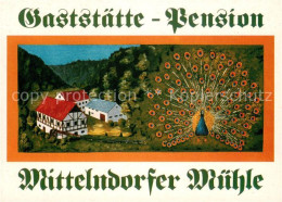 73661012 Kirnitzschtal Bad Schandau Gaststaette Pension Mittelndorfer Muehle Pfa - Bad Schandau