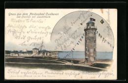 AK Cuxhaven, See-Pavillon Mit Leuchtturm  - Cuxhaven