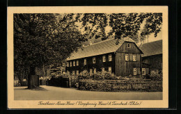 AK Tambach / Thür., Forsthaus Neues Haus, Vierpfennig Haus  - Caza