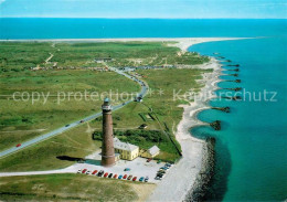 73660790 Skagen Fyr Og Grenen Fliegeraufnahme Mit Leuchtturm Skagen Fyr - Denmark