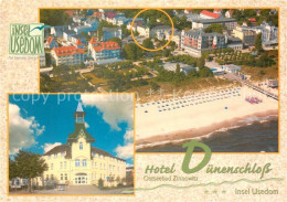 73660407 Zinnowitz Ostseebad Hotel Duenenschloss Strand Fliegeraufnahme Zinnowit - Zinnowitz