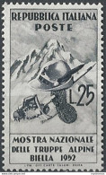 1952 Italia Truppe Alpine MNH Sassone N. 698 - 1946-60: Mint/hinged
