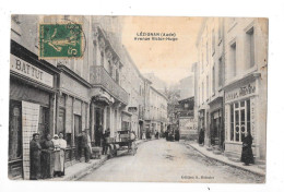 LEZIGNAN - 11 - Avenue Victor Hugo - RARE Avec Attelage Au 1er Plan   - TOUL 4 - - Other & Unclassified