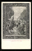 Künstler-AK Anlasskarte Zur Enthüllung Des Kriegerdenkmals In Pontiax 1904 - Gemälde  - Sonstige & Ohne Zuordnung