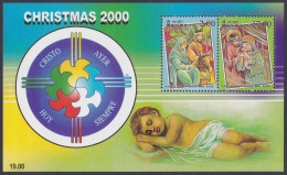 Sri Lanka Ceylon 2000 MNH MS Christmas, Christianity, Christian, Religion, Festival, Miniature Sheet - Sri Lanka (Ceylan) (1948-...)