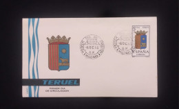C) 1965, SPAIN, FDC, SHIELD OF TERUEL, XF - Teruel