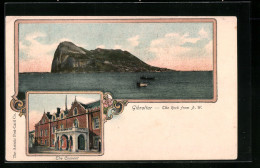 Postal Gibraltar, The Rock From N. W., The Convent  - Gibraltar