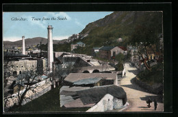 Postal Gibraltar, Town From The South  - Gibilterra