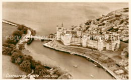 73764759 Caernarvon Caernafon Wales UK Castle Aerial View  - Sonstige & Ohne Zuordnung