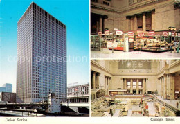 73654832 Chicago_Illinois Union Station Building Tower Aove Old Union Station In - Andere & Zonder Classificatie