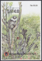 Sri Lanka Ceylon 2010 MNH MS Horton Plains National Park, Monkey, Wildlife, Wild Life, Animals, Miniature Sheet - Sri Lanka (Ceylon) (1948-...)