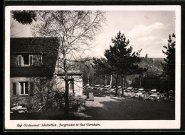 AK Bad Dürkheim, Cafe-Restaurant Klosterblick, Burgfrieden  - Bad Dürkheim