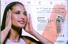 Publicité Papier  L'OREAL ANDIE MACDOWELL 2003 TS - 2 Pages - Werbung