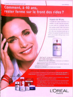 Publicité Papier  L'OREAL ANDIE MACDOWELL 2007 TS - Werbung