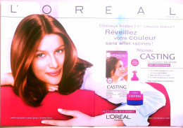 Publicité Papier  L'OREAL LAETITIA CASTA 2002 TS 2 Pages - Advertising