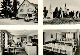 13868745 Riedern Romanshorn TG Hotel Roessli Restaurant Segelboote Bodensee Kirc - Other & Unclassified