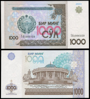 UZBEKISTAN 1000 SOM - 2001 - Paper Unc - P.82a Banknote - Uzbekistan