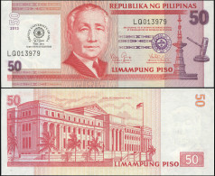 PHILIPPINES 50 PISO - 2013 - Paper Unc - P.216a Banknote - Trinity University - Filipinas