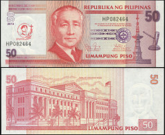 PHILIPPINES 50 PISO - 2013 - Paper Unc - P.215a Banknote - St. Pedro Calungsod - Filipinas