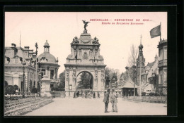 AK Bruxelles, Exposition De 1910, Entrée De Bruxelles Kermesse  - Exposiciones