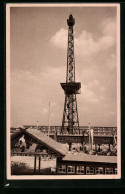 AK Berlin-Charlottenburg, Funkturm Mit Restaurant, Deutsche Bauausstellung 1931  - Esposizioni