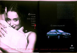 Publicité Papier  VOITURE RENAULT LAGUNA 1996 TS - Advertising