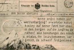13853145 Pilatus NW Telegraphiekarte Des Deutschen Reiches  - Sonstige & Ohne Zuordnung