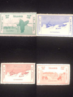 C) 1933, ICELAND, CHARITY AND PREVENTION OF MULTIPLE ACCIDENTS STAMPS. MINT - Nuovi