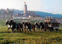 13834265 Rheinfelden AG Brauerei Feldschloesschen Mit Sechsspaenner Rheinfelden  - Sonstige & Ohne Zuordnung