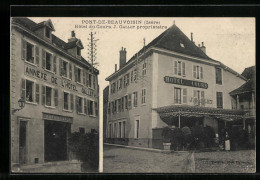 CPA Pont-de-Beauvoisin, Hotel Du Cours, J. Gallet Propriétaire  - Otros & Sin Clasificación