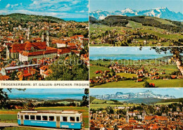 13801085 St Gallen SG Fliegeraufnahmen Panorma Alpenblick Eisenbahn St Gallen SG - Other & Unclassified