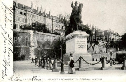 13797265 Geneve GE Monument Du General Dufour Geneve GE - Sonstige & Ohne Zuordnung