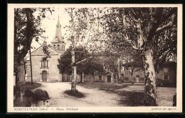 CPA Marcilloles, Place Publique  - Sonstige & Ohne Zuordnung