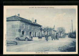 CPA Camp De Chambaran, Route Du Camp, Hotel Vermorel  - Other & Unclassified