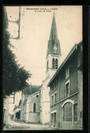 CPA Sermérieu, L`Eglise Et Ecole De Filles  - Sonstige & Ohne Zuordnung