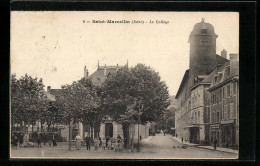 CPA Saint-Marcellin, Le Collège  - Saint-Marcellin